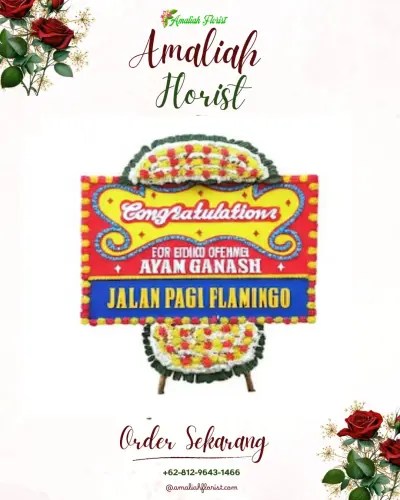 Bunga Papan Congratulation di Kawasan Industri Kota Bukit Indah Purwakarta
